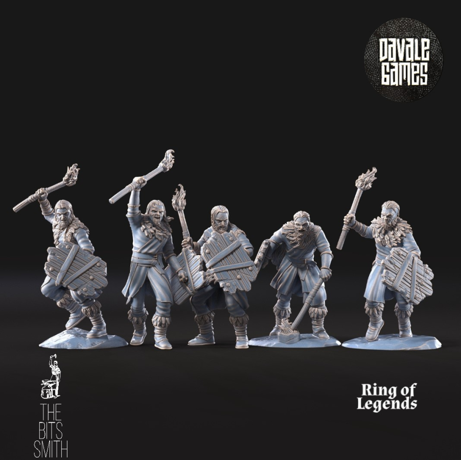 Fellmount Reavers mit Fackeln